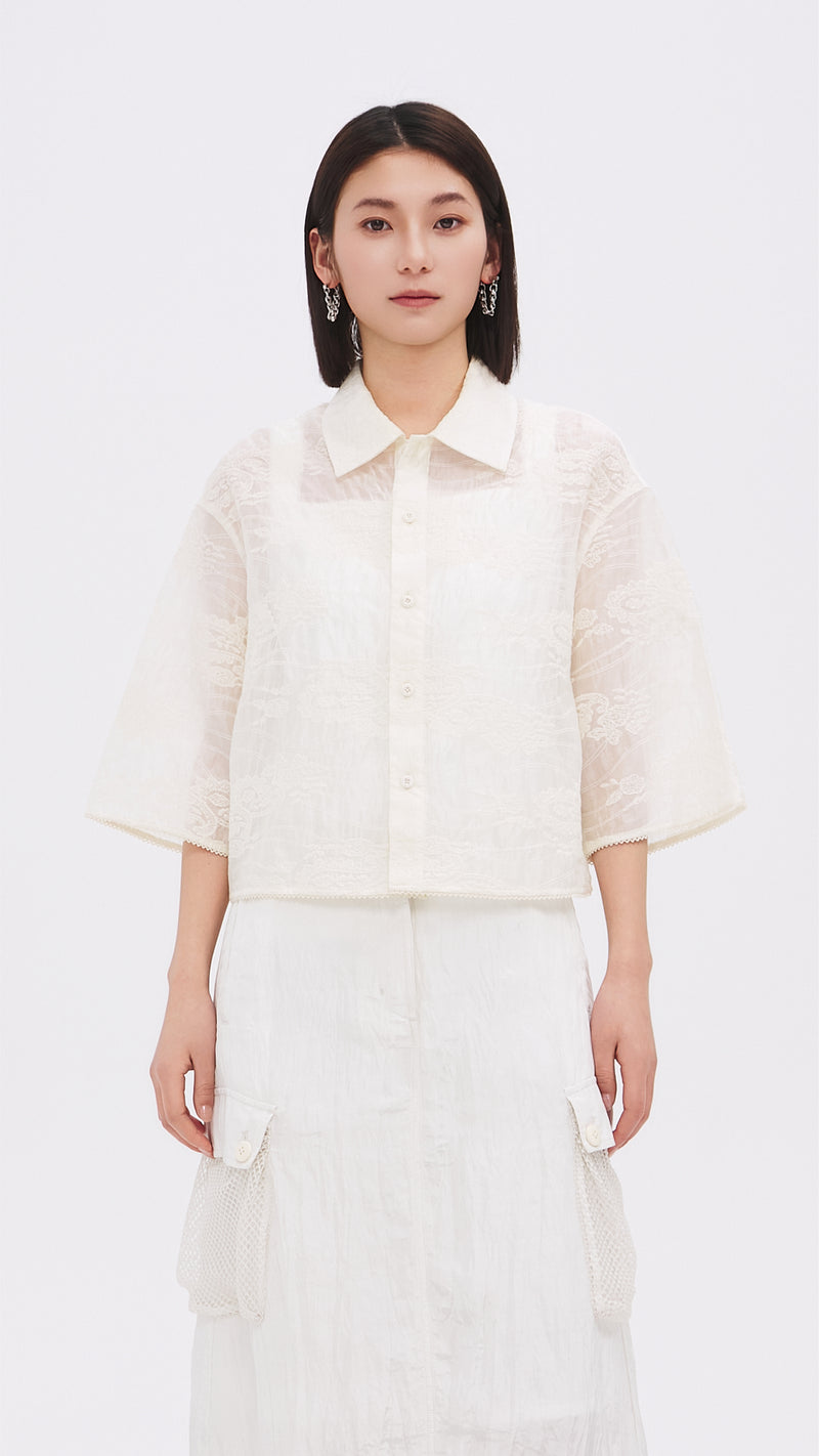 Embroidery Short Shirt