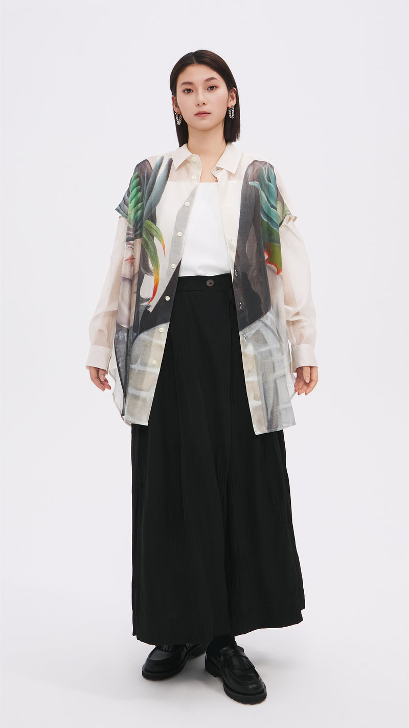 Mariko Enomoto Printed Long-Sleeves Shirt