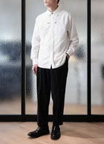 Polyester Wide Tapered Pants (P-12)