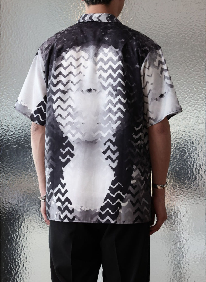 Ginevra de' Benci Polyester Open Collar Shirt