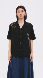 Pattern Shirt Jacket
