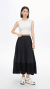 Jacquard Patch Skirt