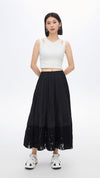 Jacquard Patch Skirt
