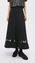 Cut Out Trims Skirt