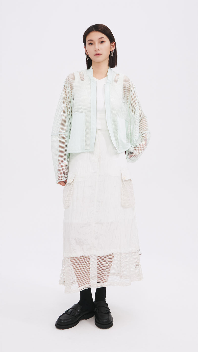 Nylon Patch Skirt