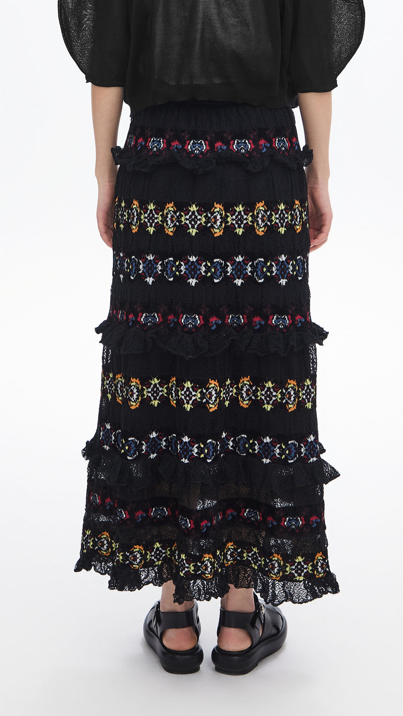 Bohemian Knit Skirt