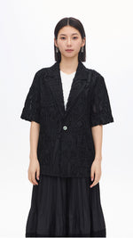 Jacquard Pattern Blazer