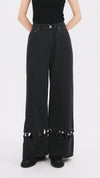 Cut Out Trims Jeans