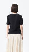 Tucks-trimmed T-Shirt