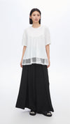 Cut-Sewn Patched Top