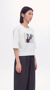 Mariko Enomoto Printed Puff-Sleeve Tee