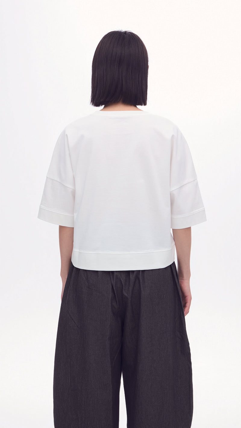 Mariko Enomoto Printed Puff-Sleeve Tee