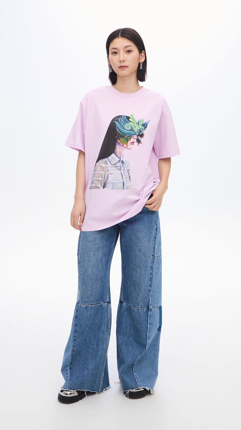 Mariko Enomoto Printed Loose-Fit Tee