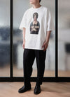Dama Con Lermellino Cotton Graphic Top