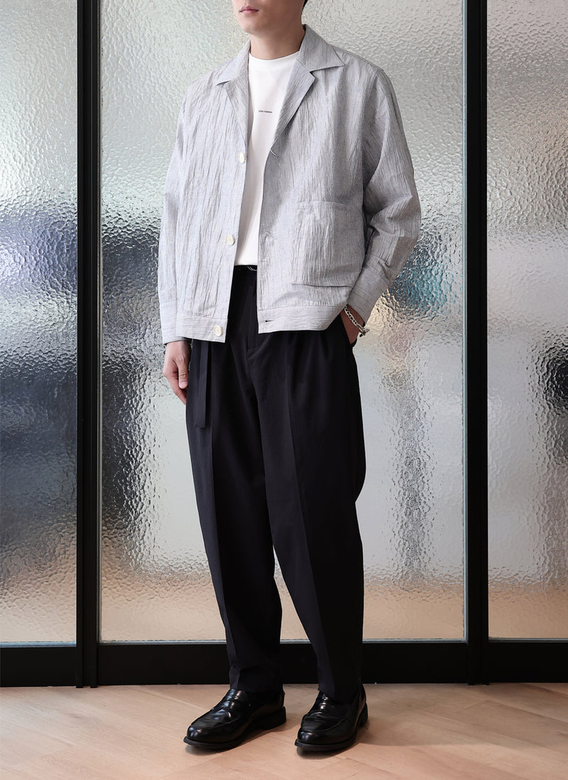 Polyester Wide Tapered Pants (P-12)
