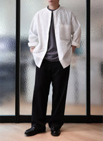 Polyester Wide Straight Pants
