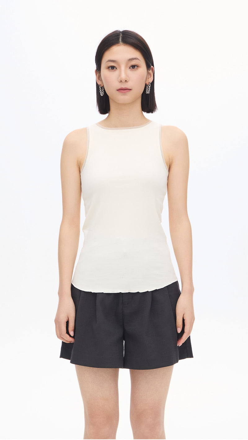 Cutout Tank Top