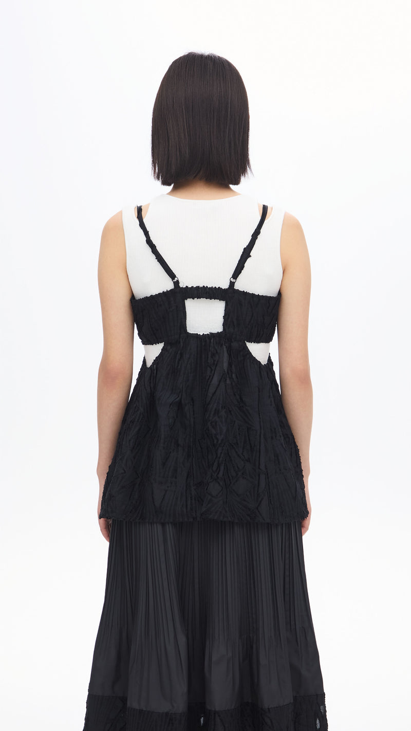 Jacquard Pattern Bustier