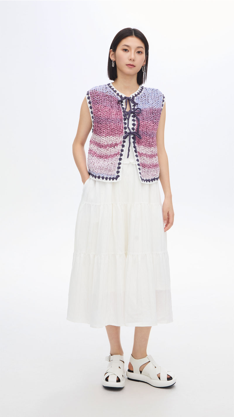 Knitted Space Dye Vest
