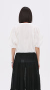 Puff-sleeves Knit Top