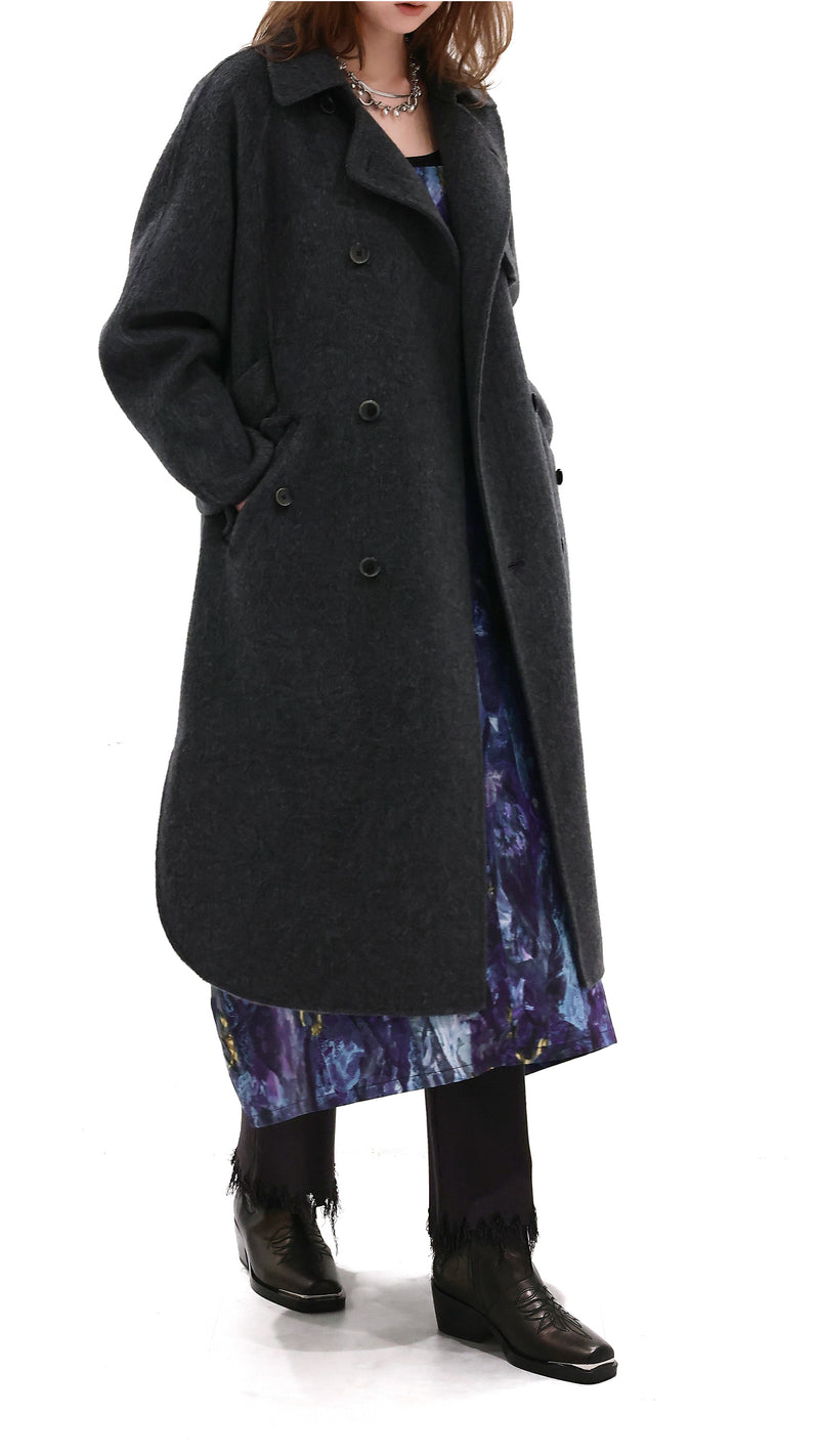 Wool Alpaca Long Coat
