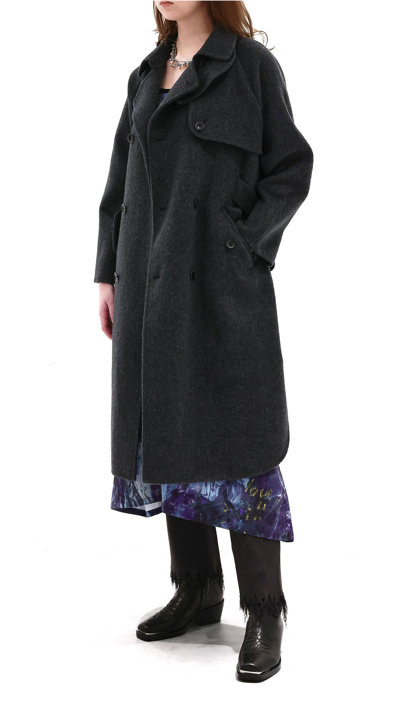 Wool Alpaca Long Coat