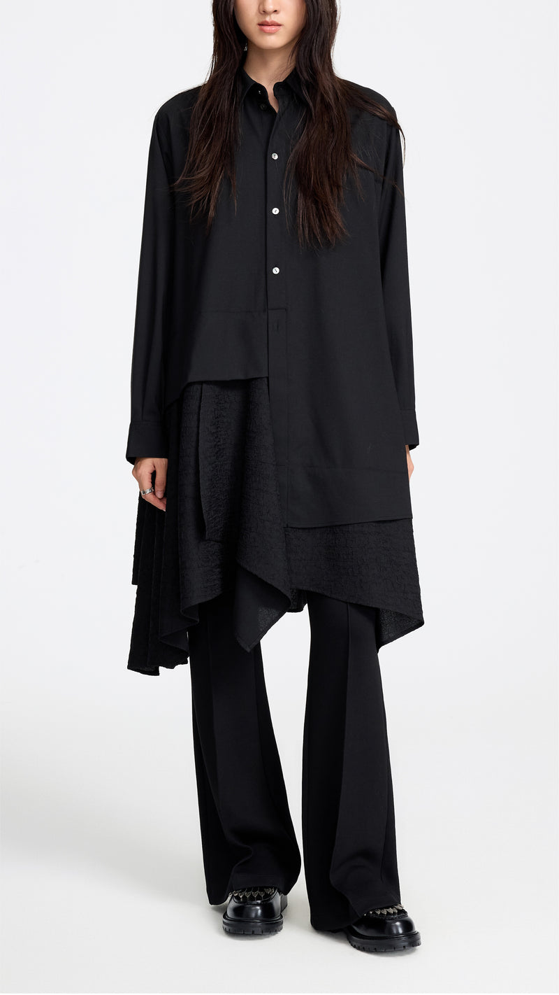 Irregular Shirt Dress