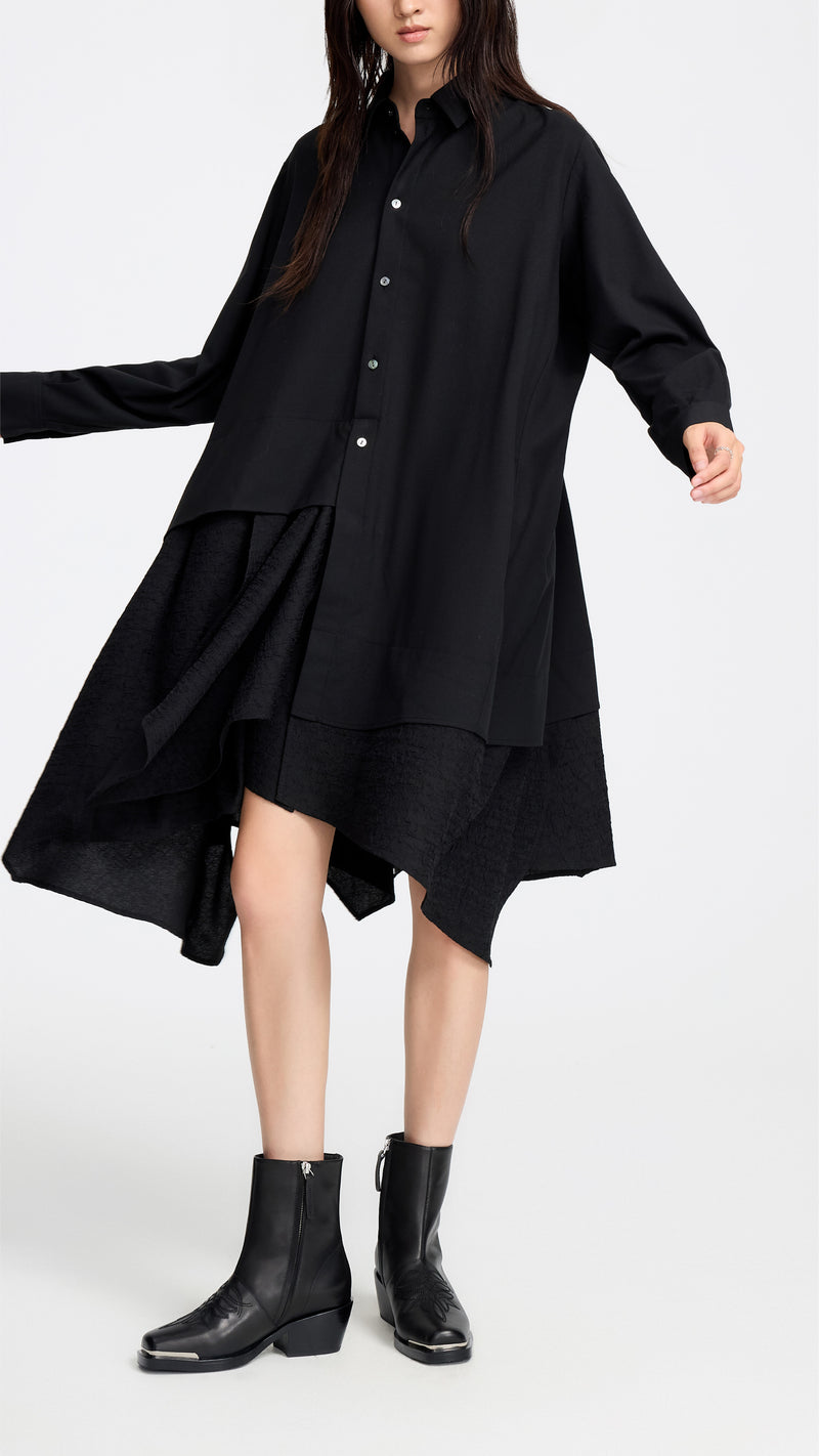 Irregular Shirt Dress