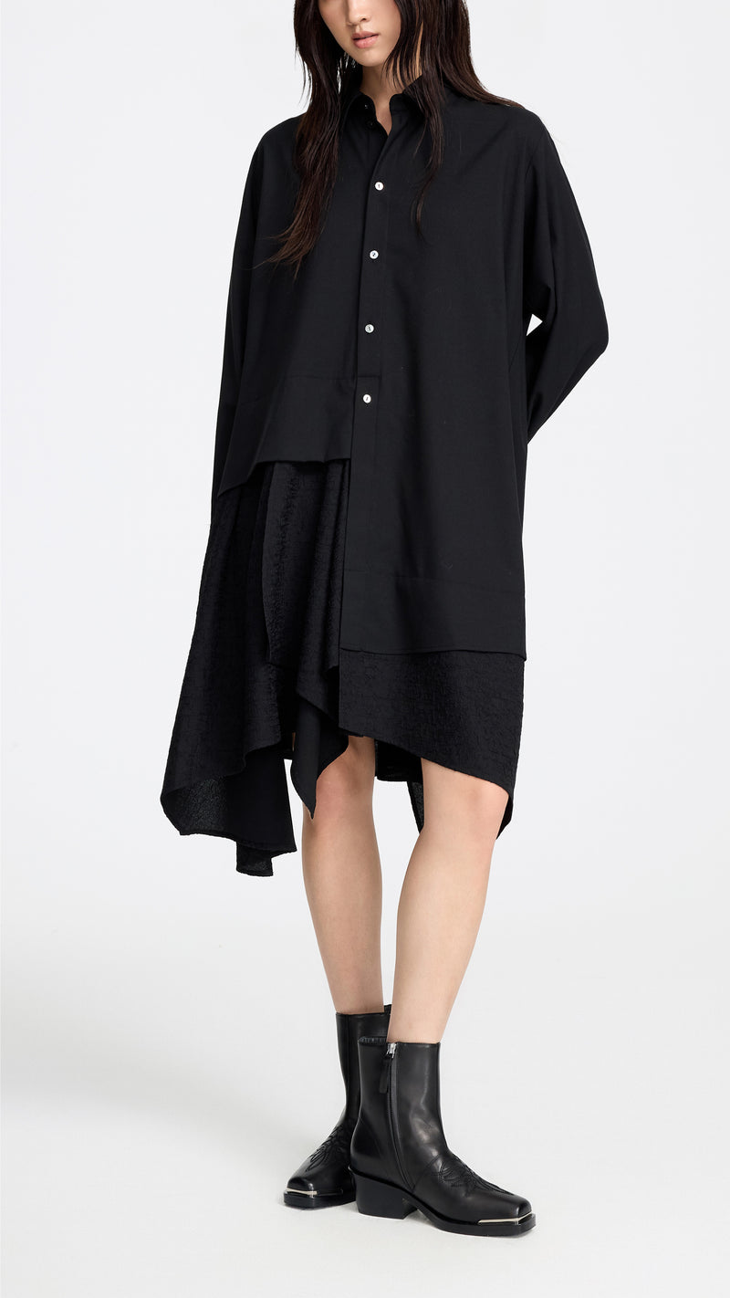 Irregular Shirt Dress