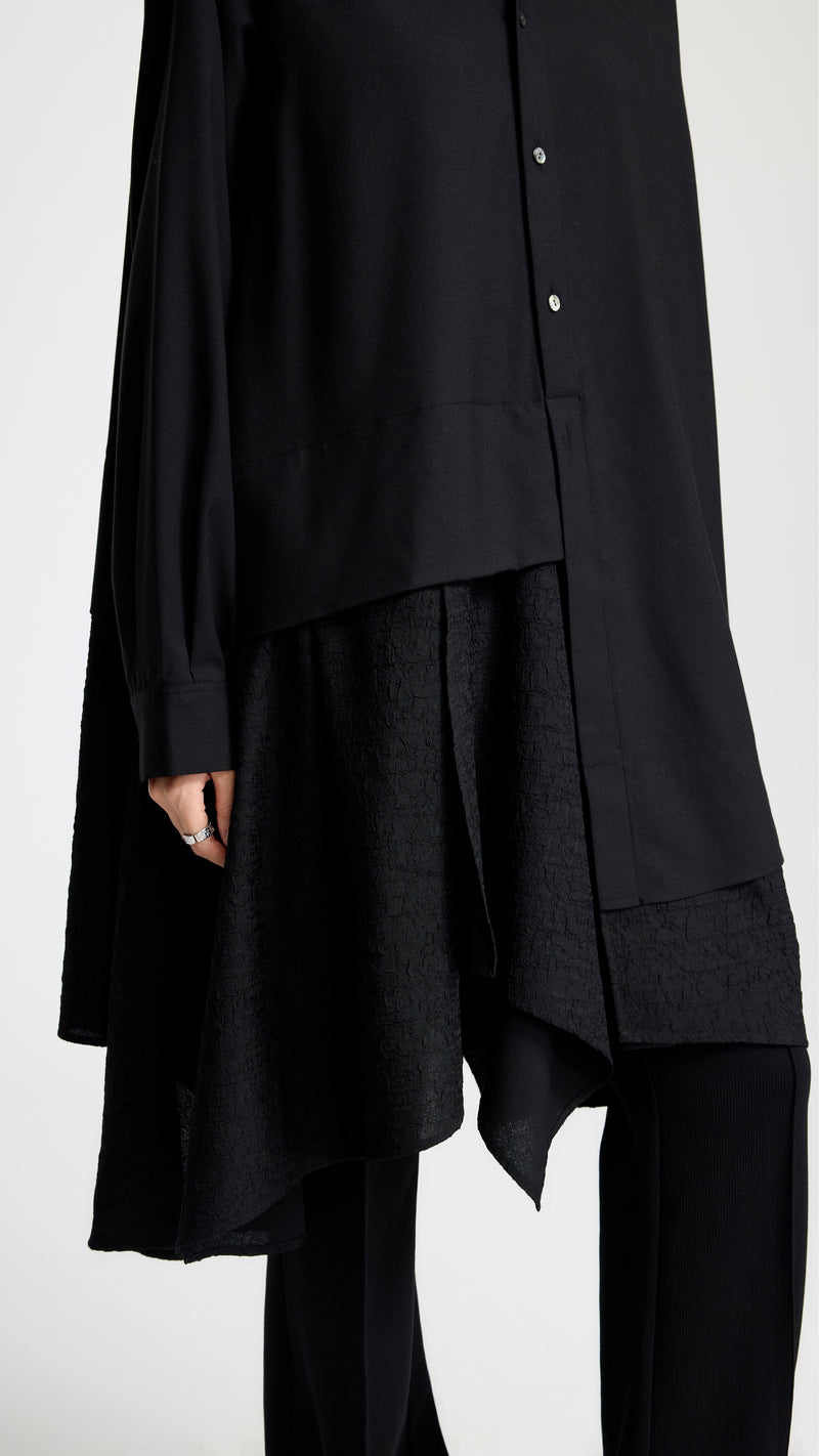 Irregular Shirt Dress