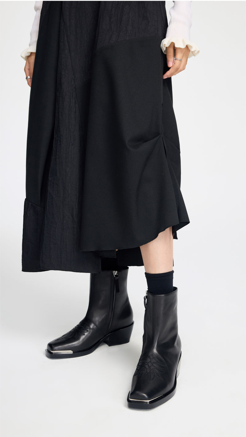 Irregular Patched Dress