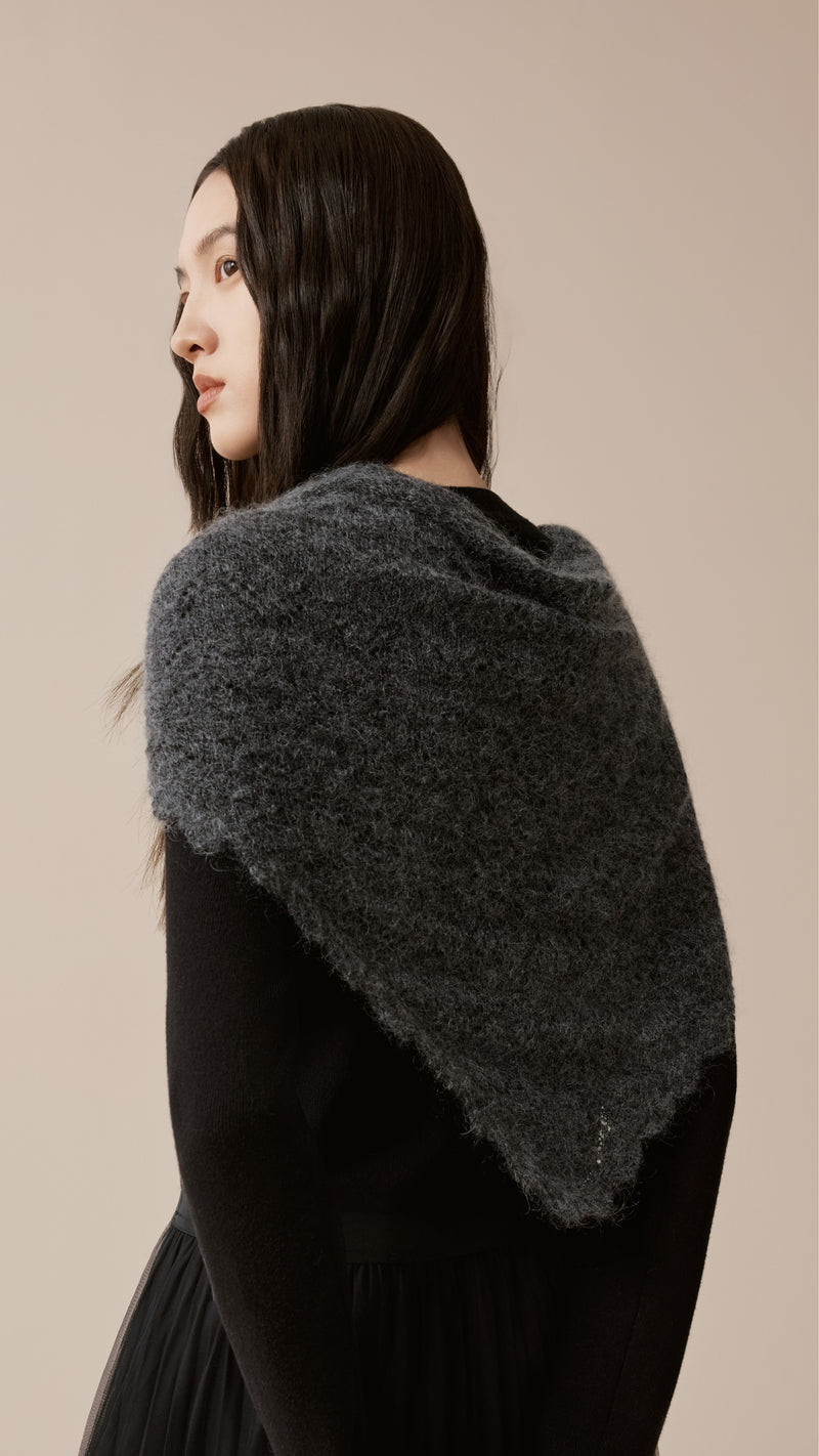 Mohair Triangle Shawl