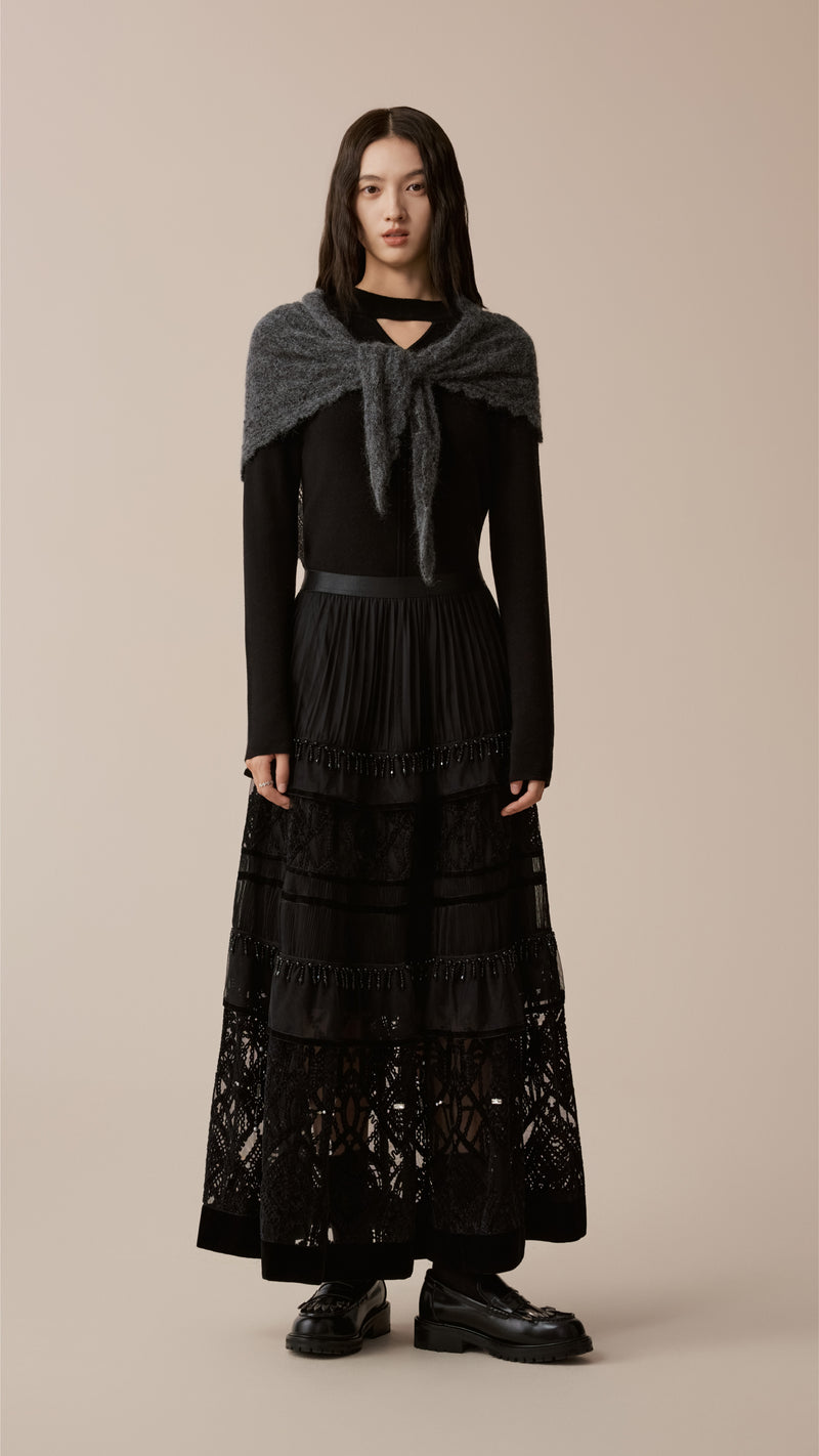 Mohair Triangle Shawl