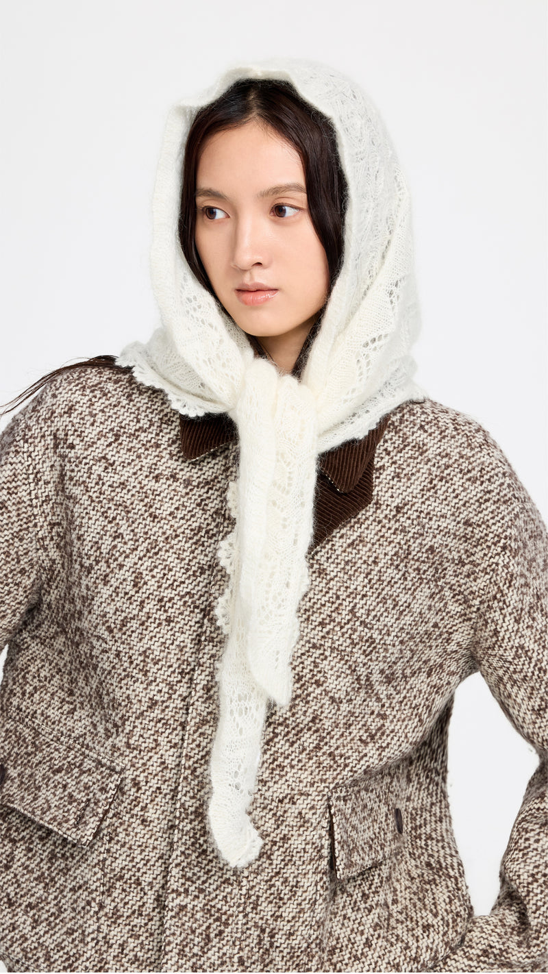 Mohair Triangle Shawl