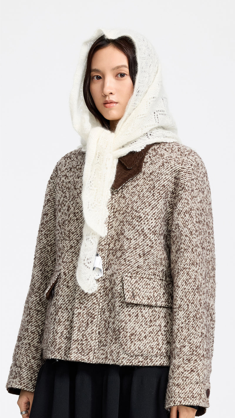 Mohair Triangle Shawl