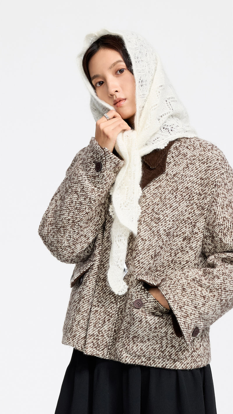 Mohair Triangle Shawl