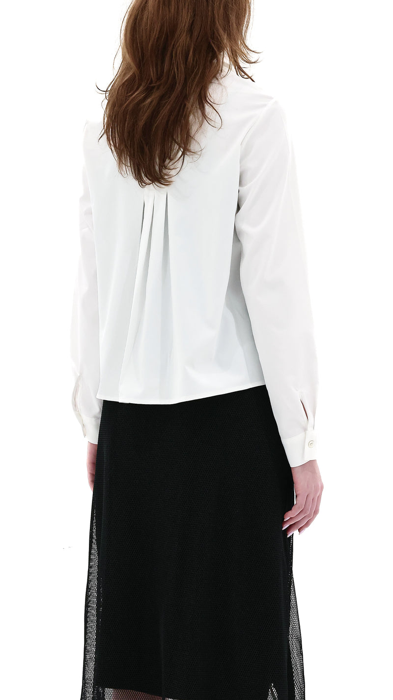 Gather Collar Shirt