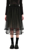 Tullle Skirt With Contrast Lining