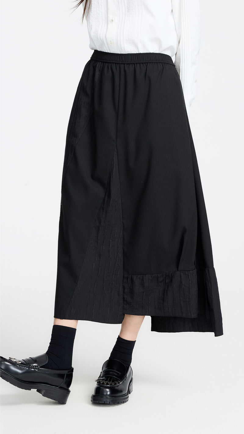 Irregular Patched Skirt