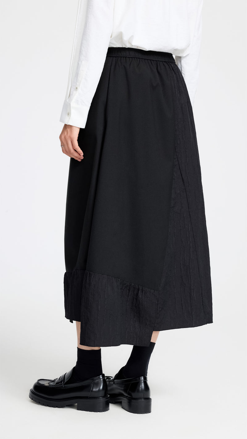 Irregular Patched Skirt