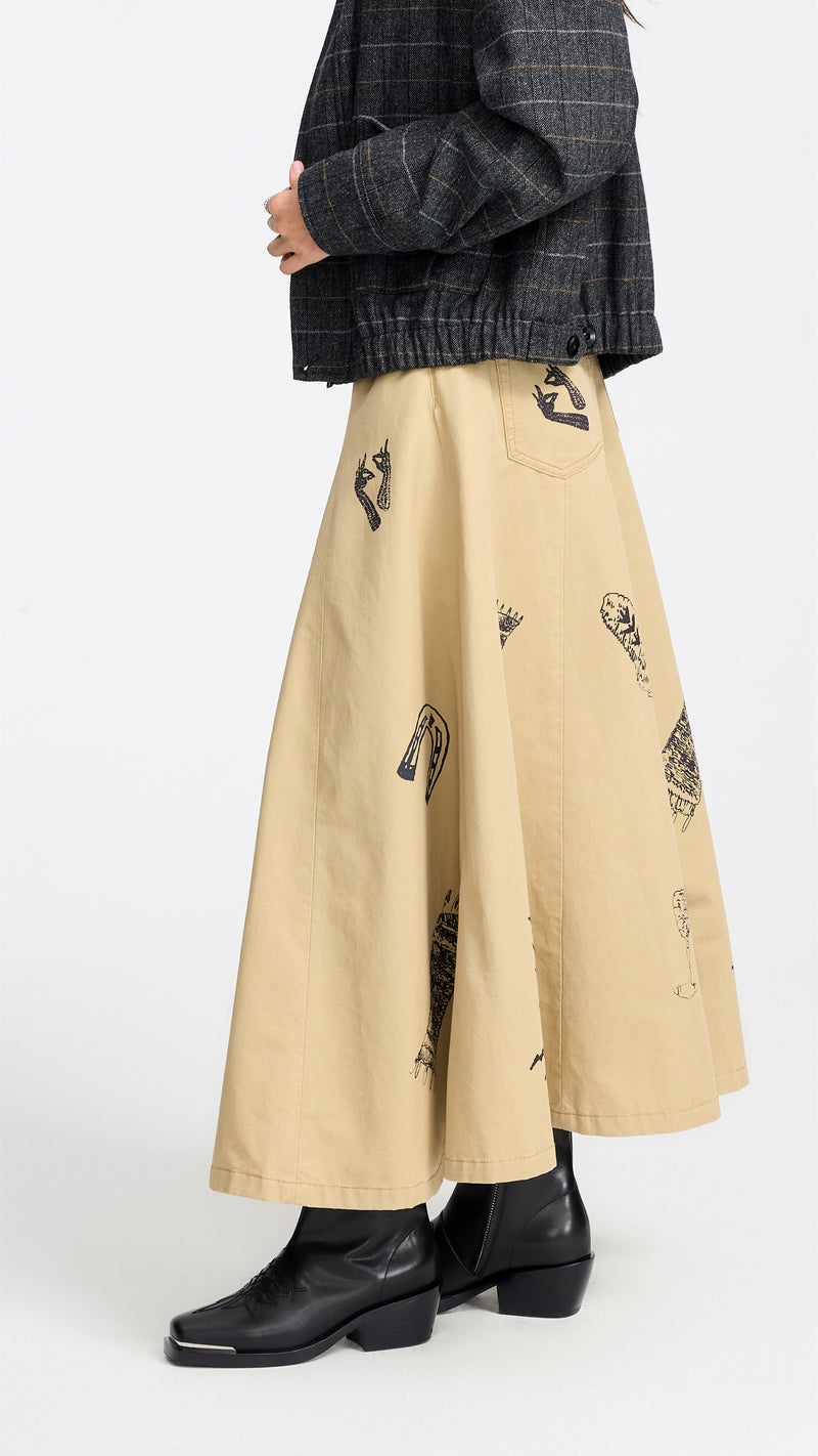 Souvenir Flare Skirt