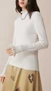 Ruffle Neck Sweater