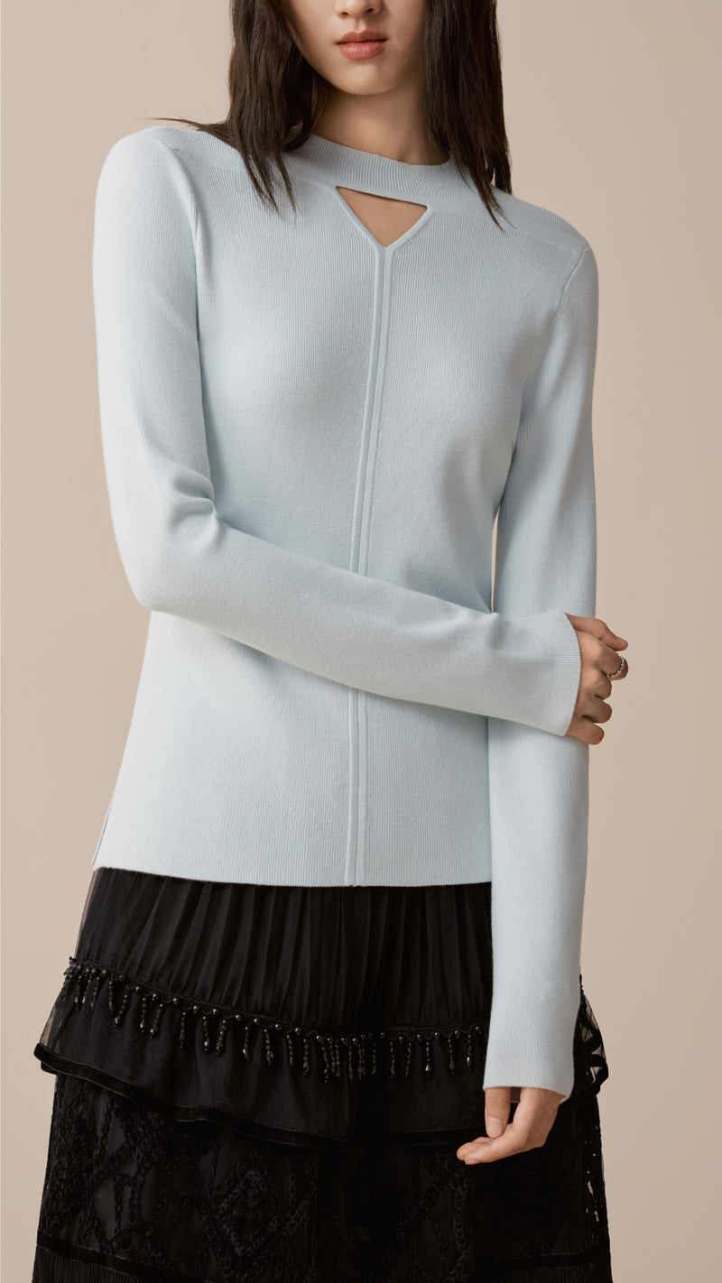 Cutout Sweater