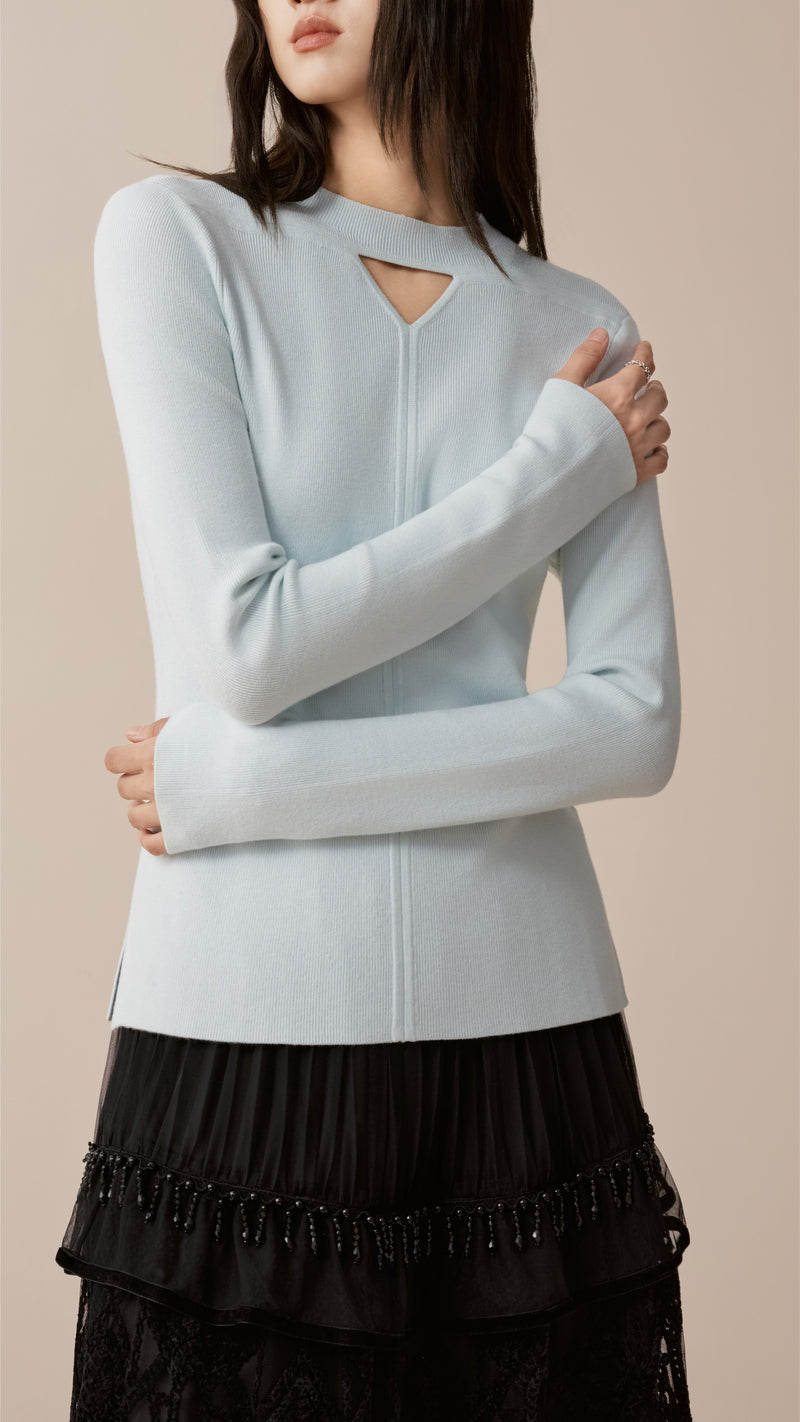 Cutout Sweater