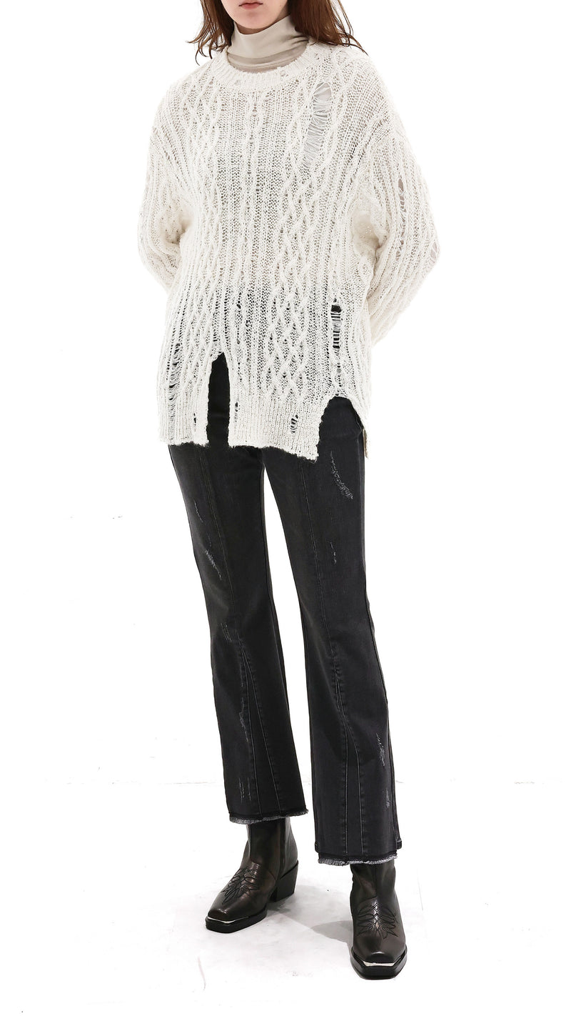 Embellished 2 in 1 Knit Dress