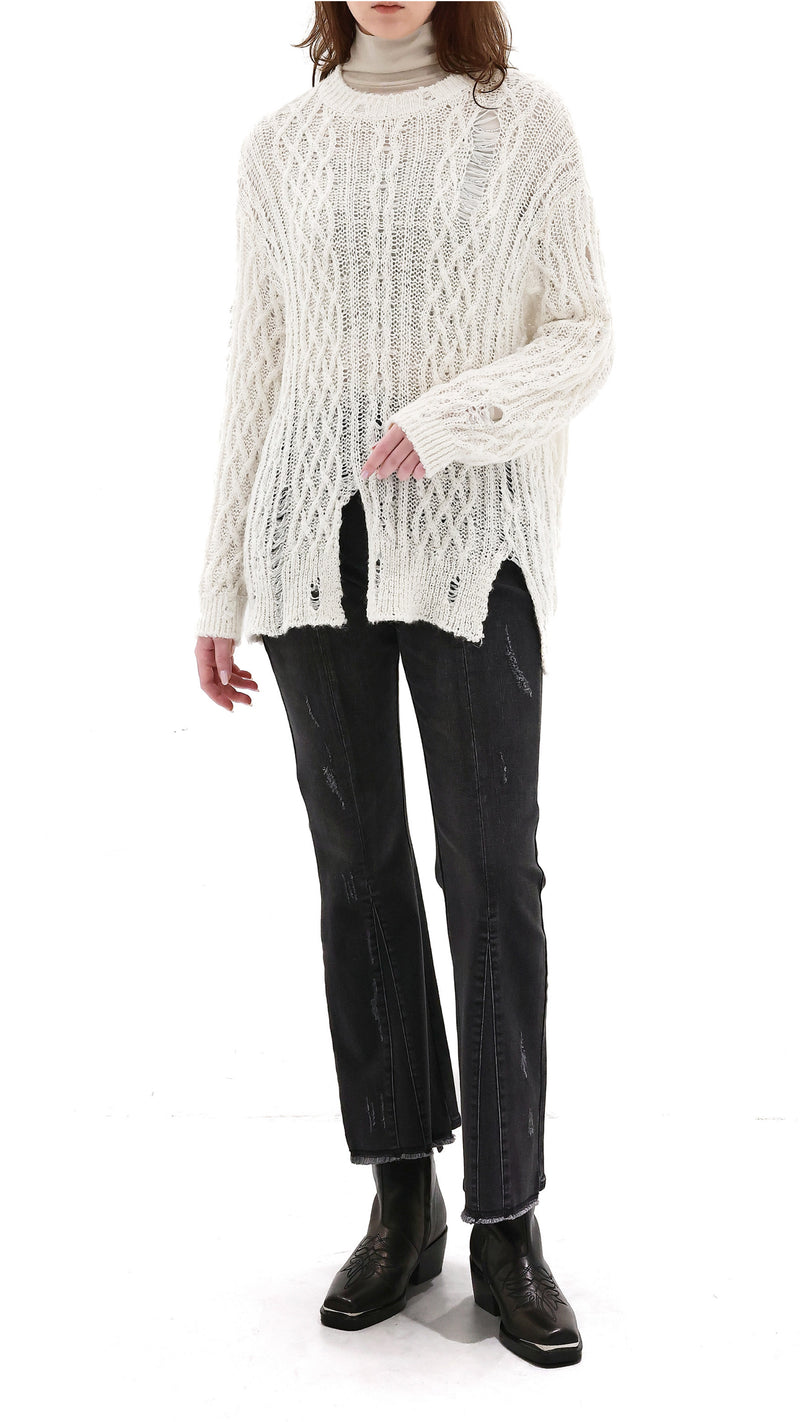 Embellished 2 in 1 Knit Dress