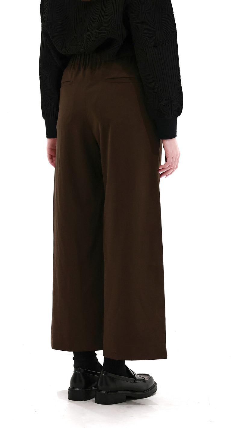 Wide-Leg With Drawstring Pants