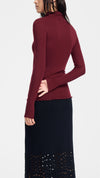 Turtle Neck Slim Cut Top