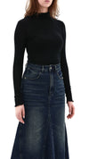Turtle Neck Slim Cut Top