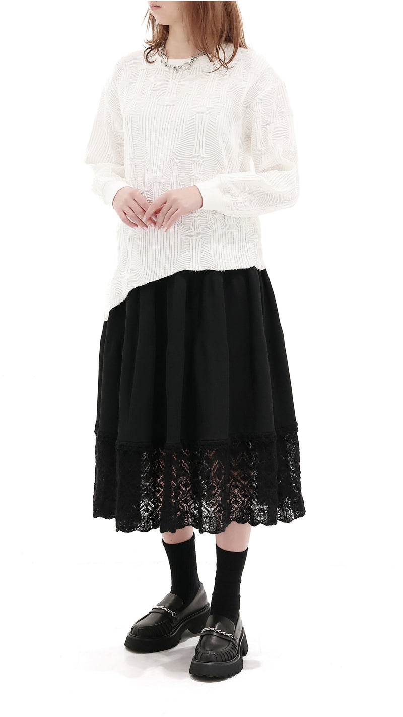 Textural Sweat Shirt